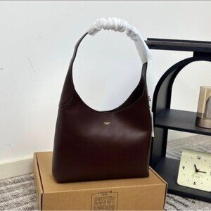 NWT!!Coach Brooklyn Shoulder Bag 28 Brass/Maple